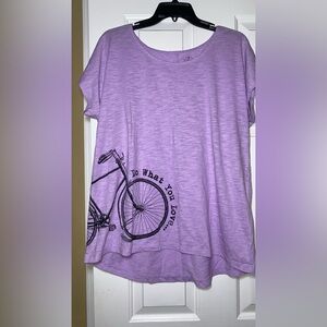 St. John’s Bay Women’s Bicycle T-Shirt
